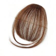 Extensiones de flequillo de cabello sintético, piezas de línea de nacimiento natural realista de fibra de proteína, adecuadas para niñas de 4+ años, flequillo lindo para bebés - Multicolor - Ver 7