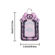 Kpop Photocard Holder With Keychain Y2K Kawaii Bow Lace Photo Card Sleeves ID Badge Holder Card Protector,School Supplies,Back To School - View 3