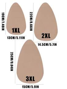 Cubierta para pezones invisible con efecto push up, en beige/café/negro, sin espalda ni tirantes, adecuada para tallas de sujetador de la B a la E