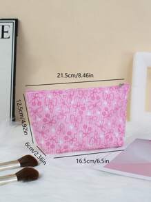 2pcs Women's Makeup Bag Classic Fashion Large Capacity Octagonal Storage Makeup Bag, Simple Suitable For Dormitory, Family, And Outing, Carry On Work, Lightweight Dumpling Pack Makeup Patch Bag, Suitable For Women To Carry Small Items On Travel, Suitable For Girls' Gifts, Recommended For Women's Good Items