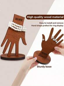 1 szt. Niestandardowa tacka na palmę oka, luksusowa biżuteria bransoletka kolczyki naszyjnik pierścień zegarek, tacka na biżuterię, przechowywanie kluczy w domu salon biuro, idealny prezent