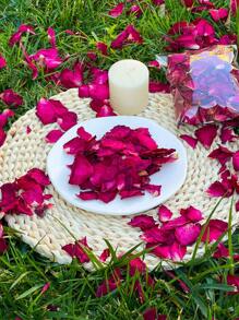 100/200/500/1000/2000 片高品质天然干红玫瑰花瓣 - 非常适合婚礼、蜡烛和肥皂制作、DIY 工艺品 - 紅色 - 查看 9