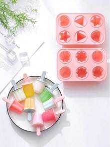 三维不同形状硅胶冰淇淋冰棒冰淇淋模具制作冰盒模具冰块托盘冰块冰块柔软冰块模具冰块模具