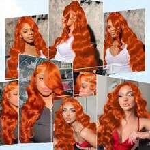 38-42Inch 13x4 Ear To Ear Body Wave Lace Front Wigs Human Hair 200% 13x6 HD Transparent Frontal Glueless Air Wigs Human Hair With Baby Hair For Women High Density Brazilian Virgin 5x5 4x4 Human Hair Wig - S350 - 查看 6