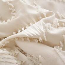 7-Piece Cozy Tufted Comforter Set For King - Soft Microfiber, Lightweight, Breathable - Twin/Full/Queen/King, And Bed In A Bag, Suitable For All Seasons, Comes With Comforter, Flat Sheet, Fitted Sheet , PillowSham And Pillowcases, Ideal Gift,Room Decro - Màu be - 03 - Xem 7