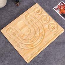 1PC Bamboo Beading Board For DIY Jewelry - Bracelet & Necklace Design Tray With Storage, High-Quality Craft Tool Mats, Perfect Gift For Girlfriends, No Power Required