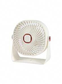 AOYI 1pc 500mAh Rechargeable Wall-Mounted & Desktop 3 Speed Adjustable Minimalist Small Fan With Charging Cable
