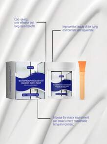 Matte Frosted Glass Paint, Office Blackout, Bathroom Glass Privacy Coating, Frosted Glass Paint