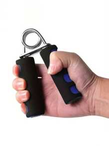 1 件握力器，通用金属纤维手指锻炼器，泡沫填充握力训练器，多色可选，多种款式，用于肌肉锻炼和握力增强 - 健身房、家庭和办公室的力量训练配件（无需电池） - 彩色 - 查看 3