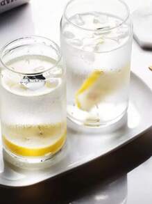 1pc 550ml Or 400ml Clear Straw Bottle, Modern Glass Coffee Cup For Home, Office - Clear - View 10