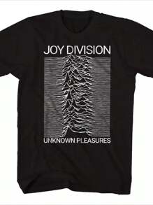 Playera Camiseta Banda Joy Division Unknown Pleasures - Negro - Ver 1