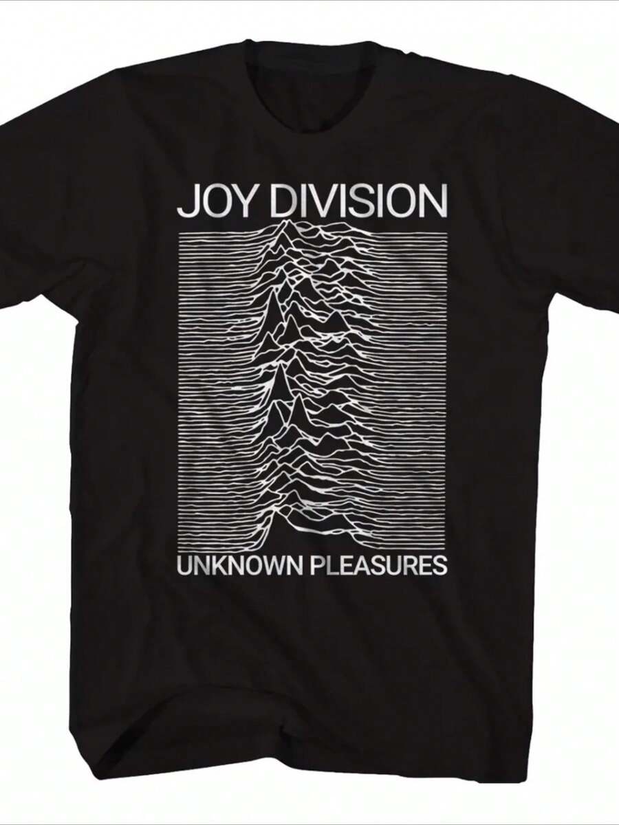Playera Camiseta Banda Joy Division Unknown Pleasures - Negro - Ver 1