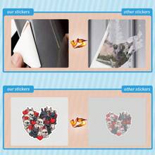 50Pcs French Bulldog Stickers Vinyl Stickers Scrapbook, Journaling, Laptop, Bumper, Skateboard, Water Bottles, Computer, Phone, Cartoon, Hard Hat, Car Stickers