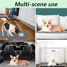 1 件可清洗、可重复使用的狗尿垫，配有防滑防水底座 - 非常适合笼子训练和室内事故 - 送给宠物主人的完美礼物！