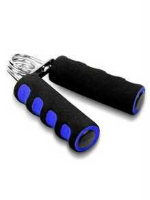 1 件握力器，通用金属纤维手指锻炼器，泡沫填充握力训练器，多色可选，多种款式，用于肌肉锻炼和握力增强 - 健身房、家庭和办公室的力量训练配件（无需电池） - 彩色 - 查看 11