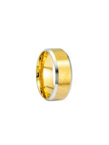 1 pièce Bague minimaliste en acier inoxydable, bijou pour homme