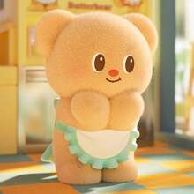 Miniso 奶油熊工作日系列盲盒，正版聯名，Q版設計，質感工藝，家居裝飾與生日禮物，隨機發貨 (1個隨機發貨) - 彩色 - 查看 5
