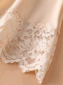 1pc Women Soft High Waist A-Line Midi Skirt, Stretchy Flared Lace Trim Bodycon Slip Skirt, Versatile Bohemian Style Shapewear Underskirt, Anti-Flashing Inner Dress, Y2K Essential, Suitable For Daily, Vacation, Date, Party, Wedding, Mother's Day, Valentine's Day Couple Gift - Multicolor - View 7