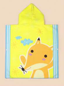 مجموعة من الفيبر الناعم المطبوع للأطفال والشباب، تشمل رداء كاب كابوشون، بشكل إواء استحمام، وحولة شاطئ، وكاب للخروجات الخارجية للربيع والصيف