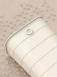 1 件装家用客厅卧室大容量垃圾桶，方形无边框垃圾桶，浴室垃圾桶