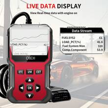 High - End Universal OBD Scanner - Precise Car Engine Fault Code Reader & CAN Diagnostic Device For 1996+ OBD2 - Compliant Vehicles, Effortlessly Read And Clear Codes - Blue - View 3
