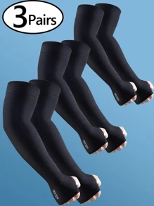 4 pares de mangas protectoras contra el sol unisex para actividades al aire libre en verano, accesorios de Halloween, guantes de invierno para el frío