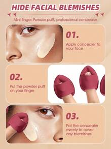 43件套化妆刷套装，包含眼影刷、眉刷、粉底刷、散粉刷、腮红刷、遮瑕刷和高光刷，采用超柔软合成毛制成，适合日常化妆、作为赠品、专业化妆刷套装使用。 - 彩色 - 查看 5