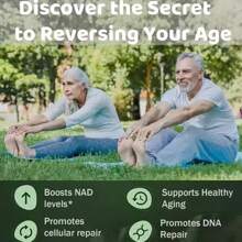 URO Elfleaf Nad+ Suplemento Antienvejecimiento Nicotinamide Riboside 900mg - 2 piezas - Ver 2