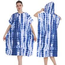 Toalha de Praia Multifuncional de Secagem Rápida e Livre de Areia, Poncho de Surf com Capuz Compacto para Adultos Homens e Mulheres, Roupa de Mergulho com Mangas Ajustáveis para Surf, Natação, Banho, Casamento, Decoração de Casa e Banheiro, Volta às Aulas