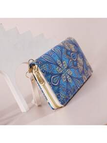 2025 Printed Long Wallet/Clutch For Women Large Capacity Multiple Card Slots Zipper Design Wristlet Wallet Mini Wallet Purse Wallet Wristlet Wallet