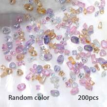 100/200 Viên Đá Zirconia Mini Nhiều Màu Sắc Cho Móng Tay, Phụ Kiện Trang Trí Móng Tay 3D Cho Móng Tay Nghệ Thuật Trang Trí Móng Tay, Đá Quý Cho Móng Tay - Nhiều màu - Xem 7