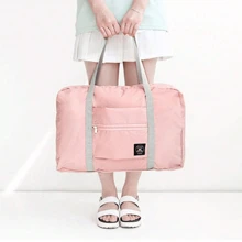 1 pieza Bolsa de viaje plegable de gran capacidad, adecuada para deportes, viajes, vacaciones, vuelta al cole, fines de semana, noches, accesorios de viaje, regalos de Navidad para mujeres, madres, amigos, cumpleaños, bolsa de gimnasio para fitness - Multicolor - Ver 17