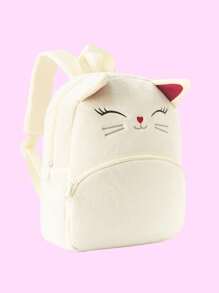 Mochila para la vuelta al cole para niños de 3 a 6 años - Bolsa de animales de pana personalizada con bordado del nombre, artículo esencial lindo para preescolar y kindergarten