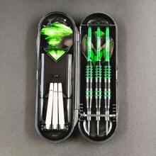 3pcs/Set 22g Professional Metal Tip Darts Set, Universal Type, Suitable For All Skill Levels, Includes Portable Bag, Spare Shafts, Spring Rings And 3 Spare Flights - Multicolor - View 9
