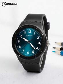 INS Style Boys' Simple Fashion Waterproof Luminous High-Quality Shockproof Anti-Fall Children's Watch
