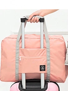 1 pieza Bolsa de viaje plegable de gran capacidad, adecuada para deportes, viajes, vacaciones, vuelta al cole, fines de semana, noches, accesorios de viaje, regalos de Navidad para mujeres, madres, amigos, cumpleaños, bolsa de gimnasio para fitness - Multicolor - Ver 3