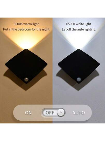 Moderne Stingray LED Wand Lights Motion Sensor, Bedroom, Staircase, Living Room, Wardrobe, Entrance, Hallway, Indoor, Outdoor Lighting view 7