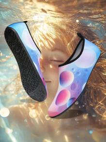 Kids' Water Shoes,Lightweight Water Socks For Kids & Soft-Soled Barefoot Indoor Sports Shoes,Yoga Shoes,Beach Shoes,Suitable For Outdoor,Beach - Coral Pink - View 3