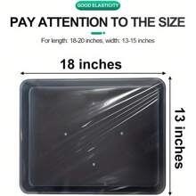 50 个一次性沙龙托盘套 - 男女通用塑料透明收缩理发台站套沙龙设备配件、美发工具、美发产品和理发沙龙美容旅行必需品配件