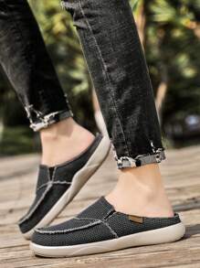 Sapatos casuais de lona, calçados leves e confortáveis, antiderrapantes e duráveis