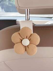 1pc/2pcs Car Hook Multifunctional Cute Small Flower Backrest Front And Rear Hooks Car Storage Can Hide Hooks - one-size - View 12