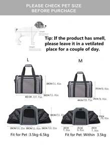 Expandable Pet Carrier - Soft-Sided Cat Carrier For Medium Cats And Small Dogs, Pet Carrier Bag Cat Carrier Cat Bag