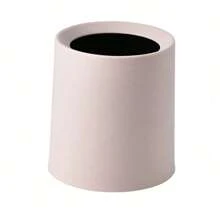 Nordic Style Trash Can, Ins Fashion Desktop Organizer, Washable Mini Trash Can, Multi-Function Divided Waste Paper Bin, Quiet Office Trash Can, College Dorm Storage Organizer, Apartment Desk Organizer Basket, PP Material Trash Can