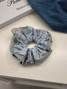 可爱蝴蝶结风格面料发圈，时尚弹性发带，女士新款头饰 - 彩色 - 查看 6