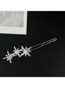 2 stuks glitterstervormige haarspeldjes, elegante metalen zijpony haarspeldjes voor vrouwen, schattige stijl, ramadan