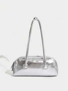 Bolso amarillo nuevo para primavera/verano 2025, bolso de hombro, bolso de axila, bolso tipo Boston, bolso de moda casual y elegante para mujeres de negocios para ir al trabajo, compras, citas, viajes y uso diario, apropiado para estudiantes universitarios y trabajadores de cuello blanco