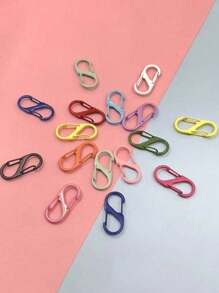 1/5/10pcs Mixed Color Backpack Zipper Lock Set For Men And Women Easy-Pull Buckle Anti-Theft Zipper Clip - Keep The Zipper Closed - Backpack Alloy Buckle With Two Spring Buckles For Luggage Suitcase Handbags Keys Purse DIY Accessories Travel Essentials Multi-Functional S Buckle Metal Buckle Hook For Travel Camping Outdoor Beach Summer Vacation Back To School