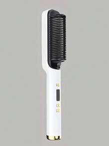 EU Plug Hair Straightener Brush, Home Electric Flat Iron Styling Tool - EU C Type Plug(220-240V) - View 12