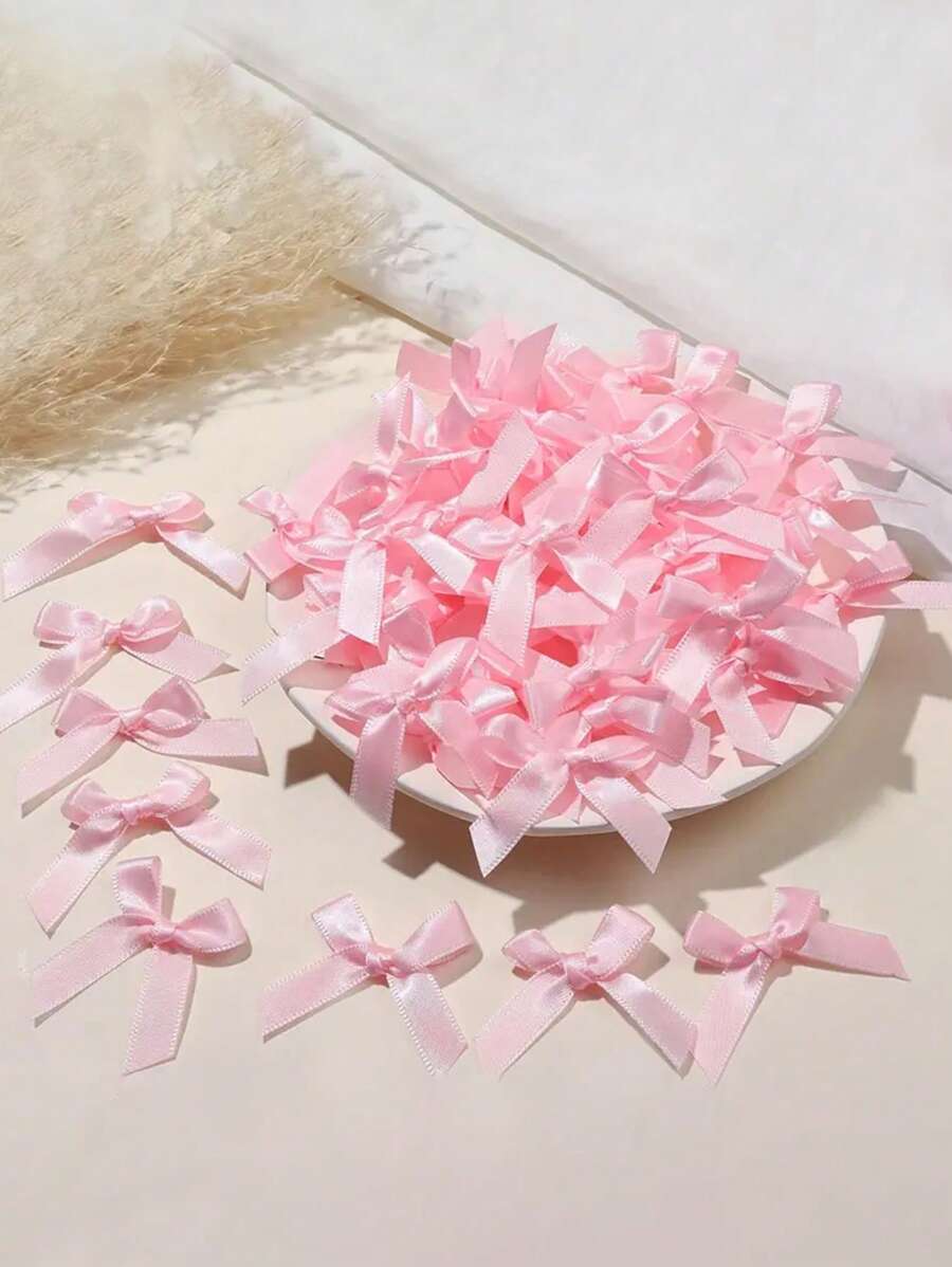 50pcs Baby Gender Reveal Party Decorations Bows, DIY Candy Boxes & Gift Boxes Decor