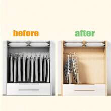 1pc Portable Storage Clothes Hanger Multi-Functional Pants Hanger Ladder Hanging Pants Folding Pants Hanger Stainless Steel Pants Hanging Pants Clip Multi-Layer Non-Marking Storage Hanging Pants Hangersh,(This Product Needs To Be Assembled By Itself. Installation Is Simple And Easy To Operate) Dress Pants Shoes Jeans Boots Skirt,Spring,Minimalist,Summer Tops